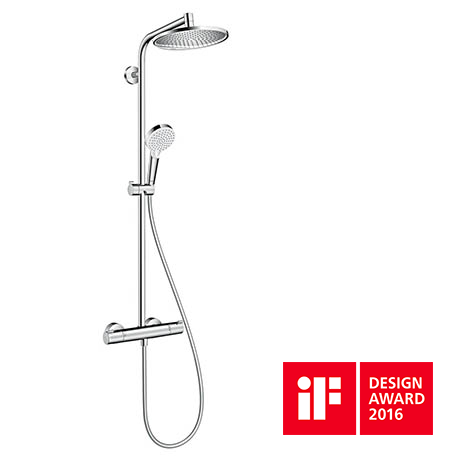 Dušo sistema Hansgrohe CROMETTA S 240 1jet., chromas, 27267000