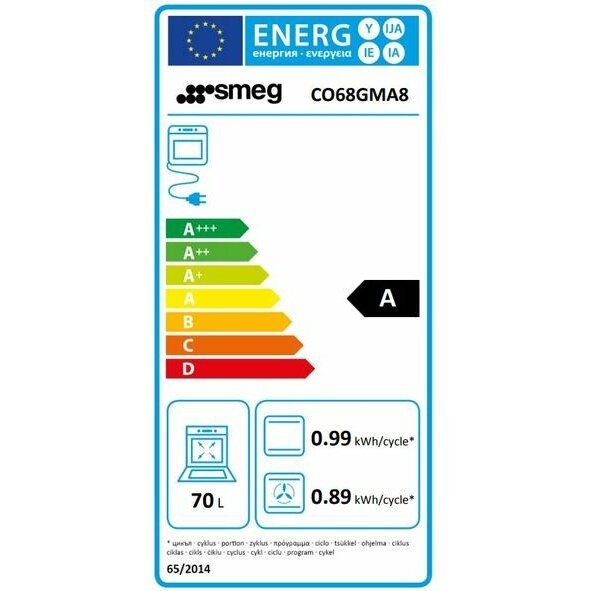 Viryklė SMEG CO68GMA8