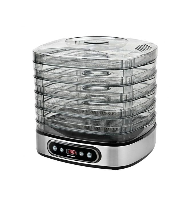 Vaisių ir daržovių džiovintuvas 320–380 W, 18,5 l HFD-K380SSBK HEINNER Vaisių ir daržovių džiovintuvas 320–380 W, 18,5 l HFD-K380SSBK HEINNER