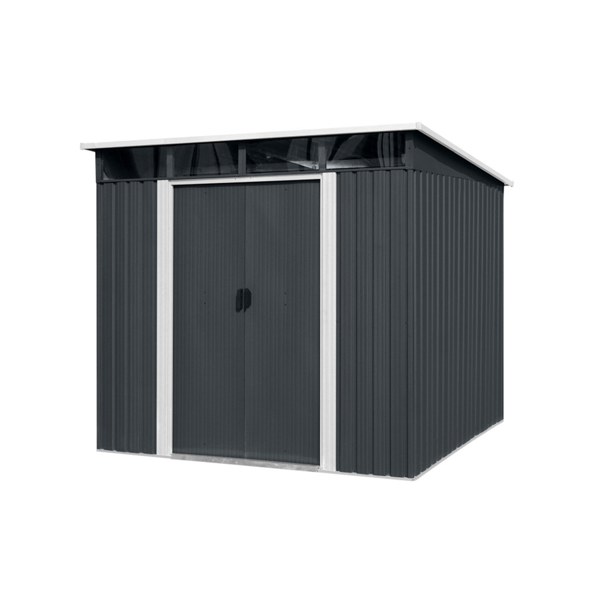 Metalinis sandėliukas su stoglangiu, 4,8 m2