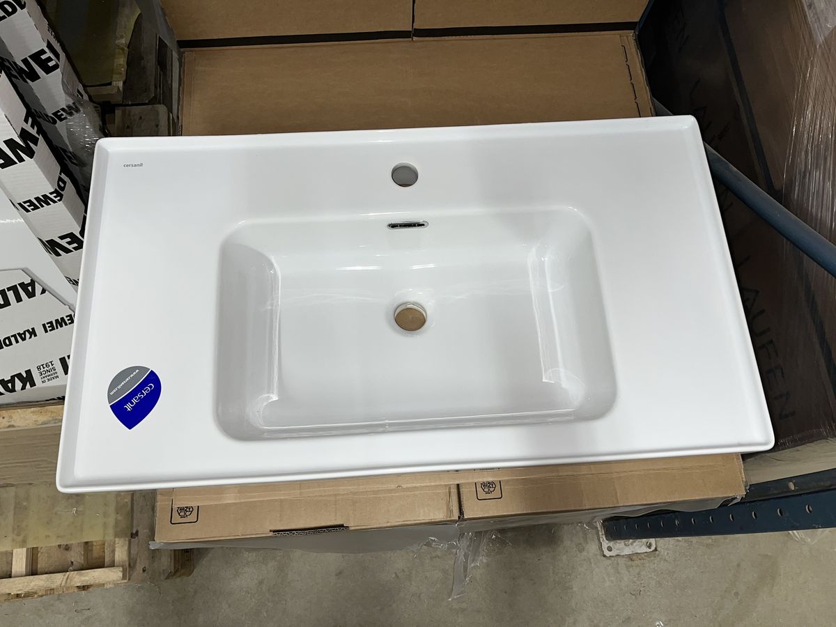 Praustuvas baldinis CREA 80x45 cm, baltas K114-017