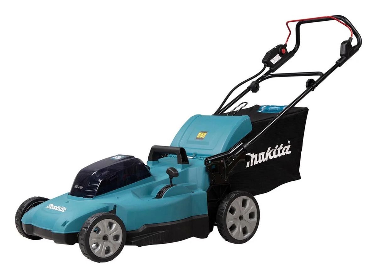 Akumuliatorinė vejapjovė Makita DLM538CT2 2x18 V 2x5,0 Ah akum. Akumuliatorinė vejapjovė Makita DLM538CT2 2x18 V 2x5,0 Ah akum.