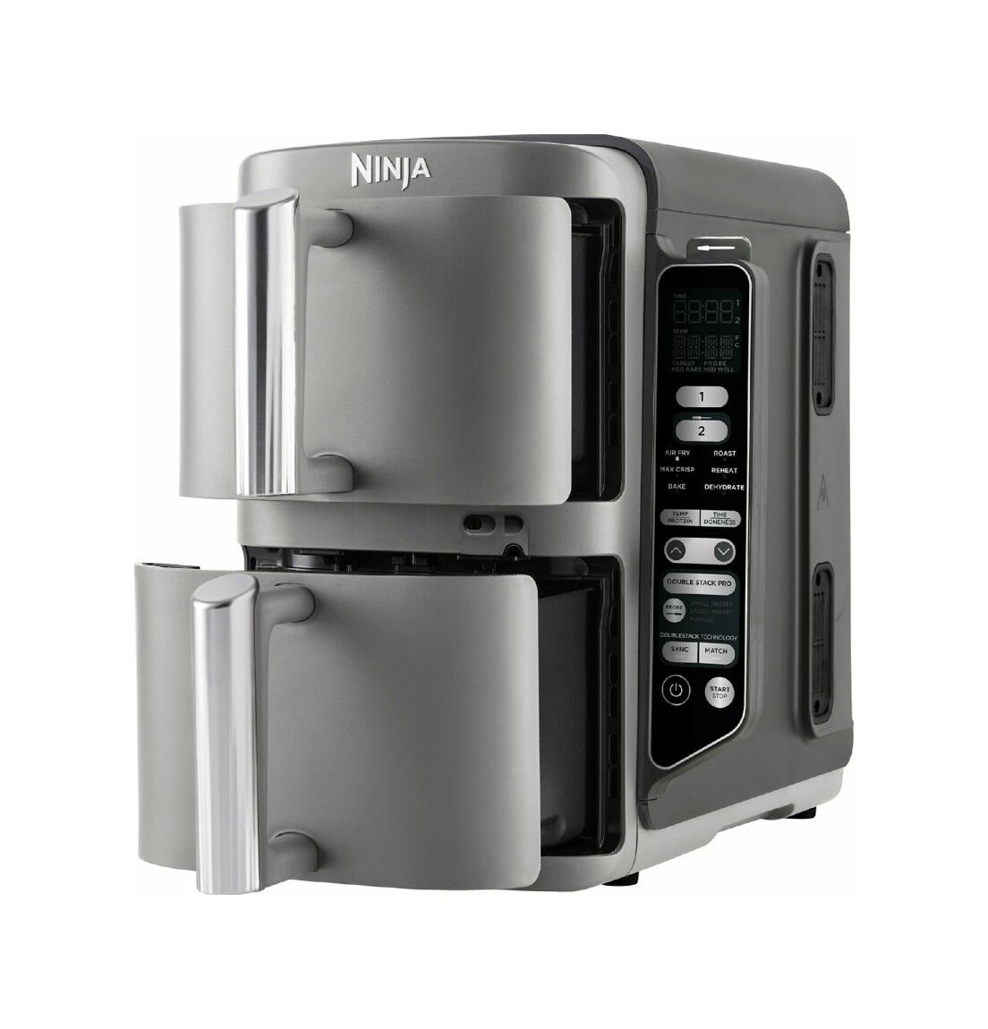 Karšto oro gruzdintuvė su termometru Ninja Double Stack XL SL451EU Karšto oro gruzdintuvė su termometru Ninja Double Stack XL SL451EU