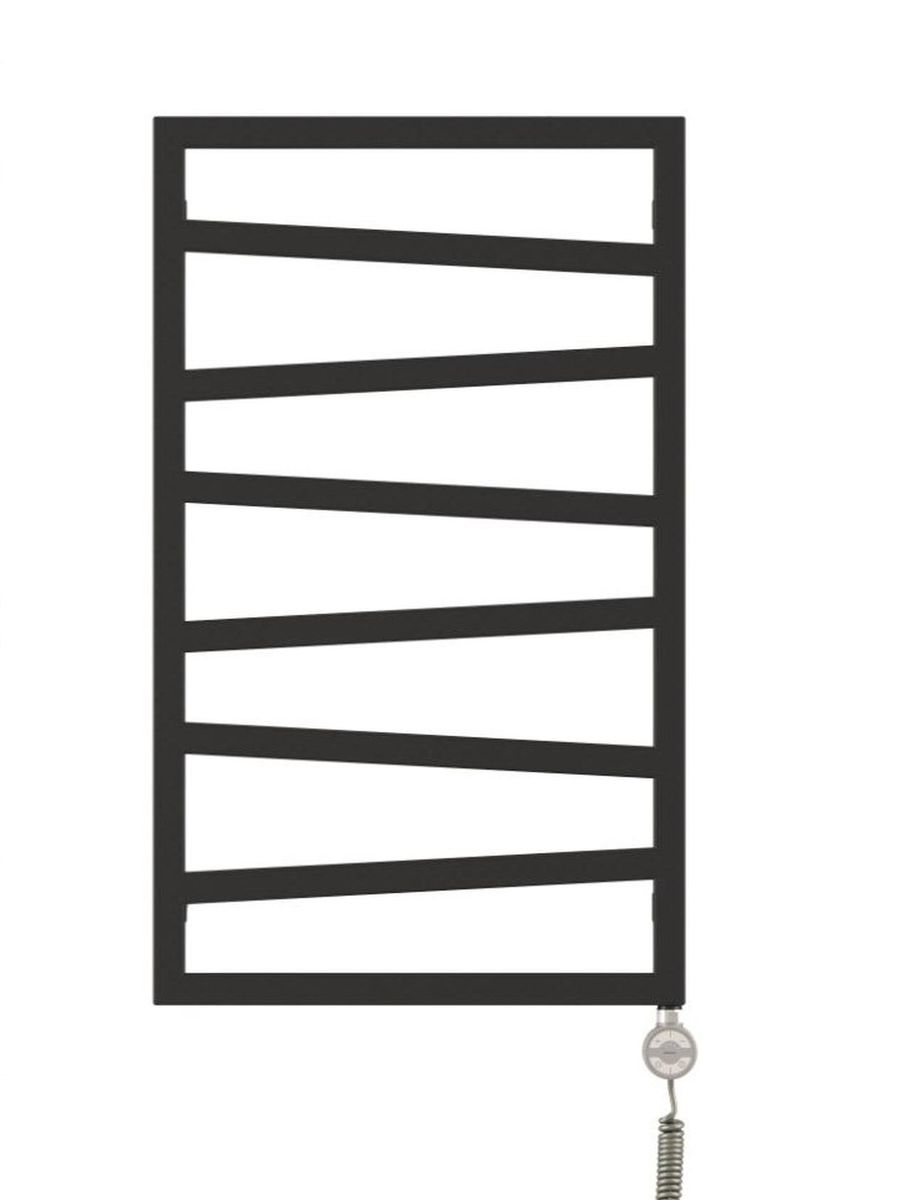 Elektrinis rankšluosčių džiovintuvas Terma ZigZag, metalinė pilka, 50 cm x 83.5 cm, 300 W, dešininis, pilnai paruoštas naudojimui