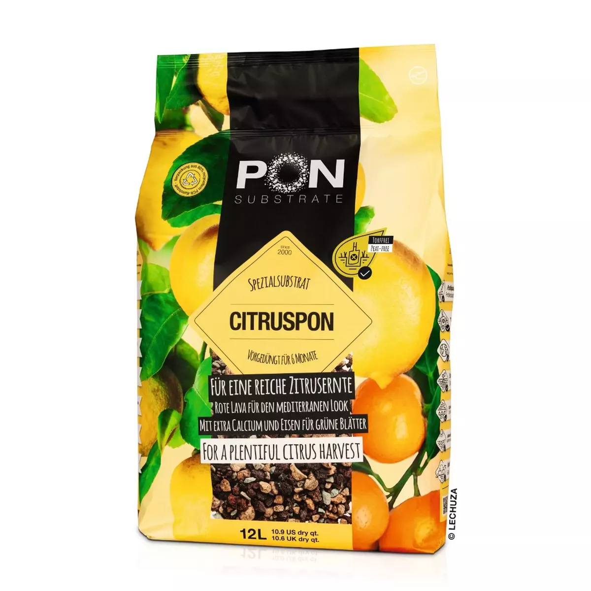 Lechuza CITRUSPON augalų substratas 12 litrų, 19540