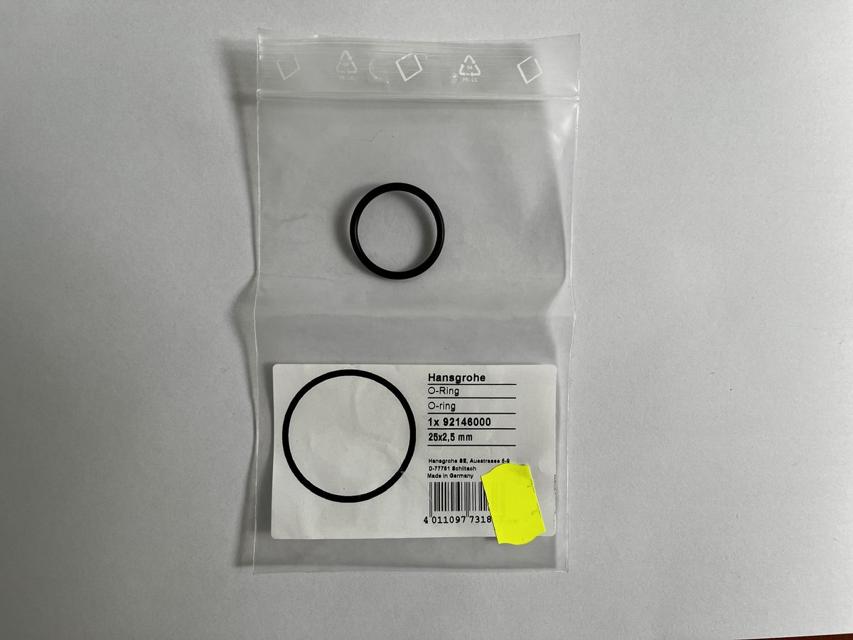 Filtro tarpinė HG O-ring 25x2,5mm, 92146000