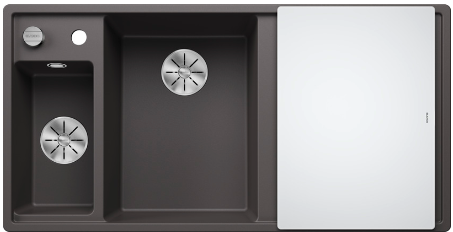 Silgranitinė plautuvė BLANCO AXIA III 6 S LI SILG PDUR Pilka Z.GL InFino M.AF