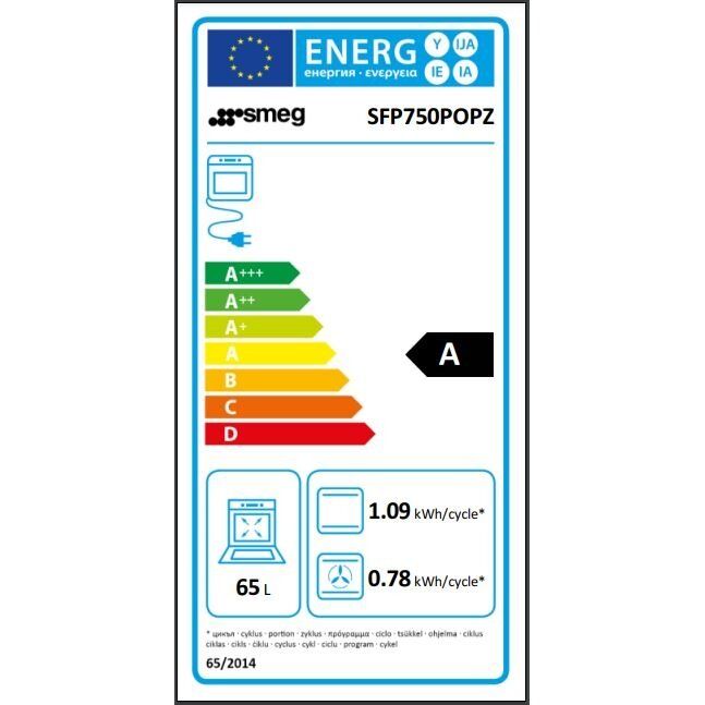 Elektrinė orkaitė Smeg SFP750POPZ