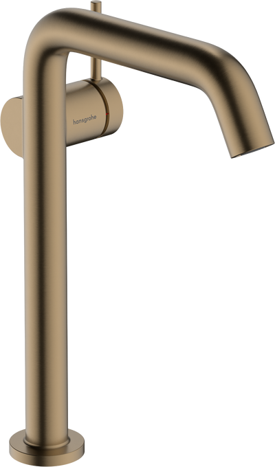 Praustuvo maišytuvas Hansgrohe Tecturis S 240 su dugno vožtuvu, šlifuota bronza, 73370140