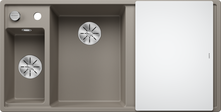 Silgranitinė plautuvė BLANCO AXIA III 6 S LI SILG PDUR Tartufo Z.GL InFino M.AF