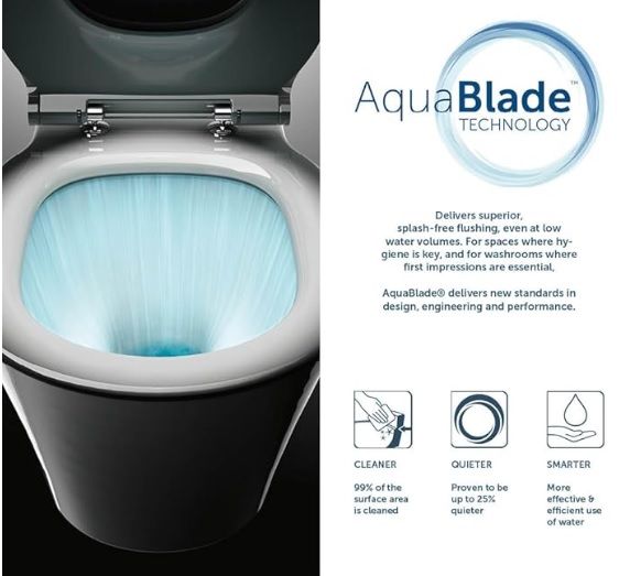 WC pastatomas puodas Ideal Standard Tesi Aquablade T008701