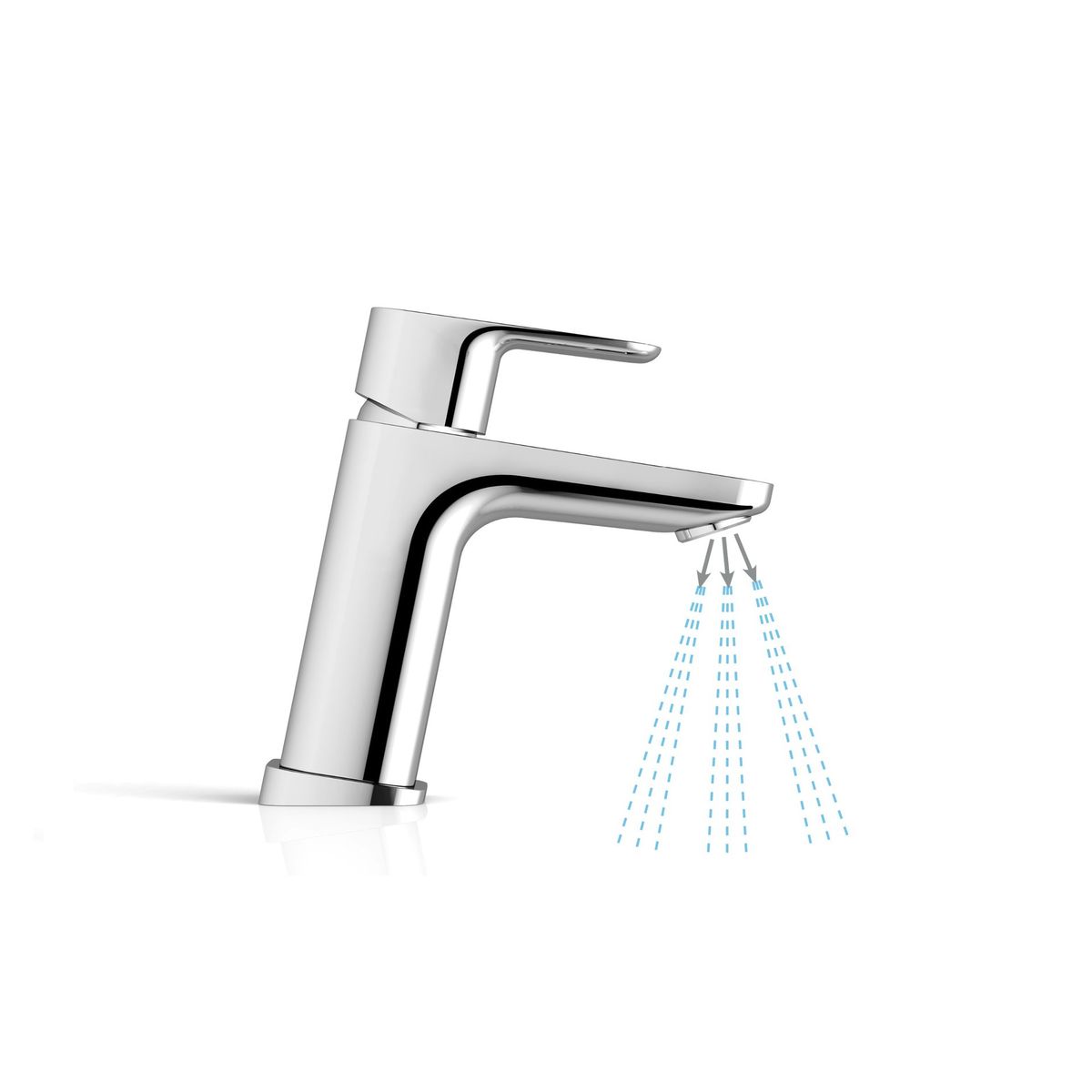 Maišytuvas praustuvui TD be dugno vožtuvo, chromas, X070064