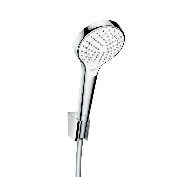 Dušo komplektas Hansgrohe Croma Select S Vario, baltas/chromas 26421400