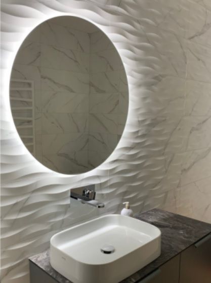 Veidrodis su apšvietimu Blu Merida Round 80 cm