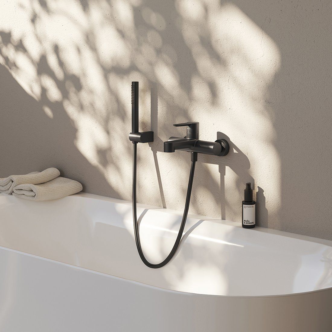 Dušo galvutė Air, 1 funkcija, 957.20 juoda, X07P573