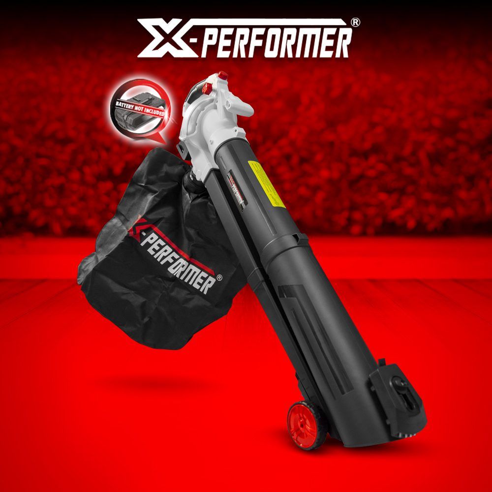 Akumuliatorinis lapų surinkėjas-pūstuvas 40V X-PERFORMER, XPASBT40LI-2B Akumuliatorinis lapų surinkėjas-pūstuvas 40V X-PERFORMER, XPASBT40LI-2B