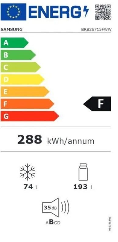 Šaldytuvas Samsung BRB26715FWW