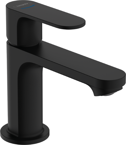 Šalto vandens praustuvo čiaupas HANSGROHE Rebris S 80, matinis juodas, 72503670