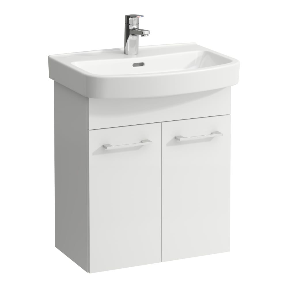 Vonios spintelė su praustuvu LAUFEN KOMPAS 56 cm, balta, H8631572201041 Vonios spintelė su praustuvu LAUFEN KOMPAS 56 cm, balta, H8631572201041