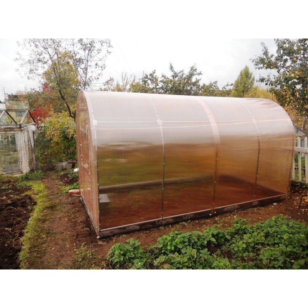 Šiltnamis SVAJONĖ MINI (plotis 1,65m), NANO polikarbonatas 4 mm 6 m