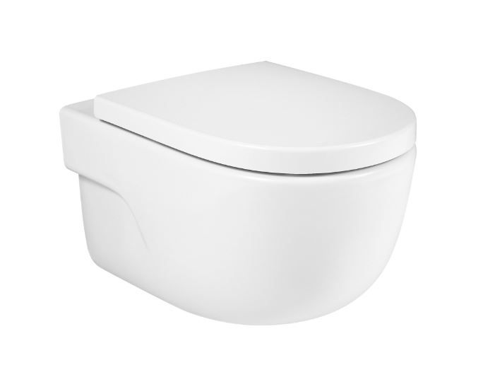 WC pakabinamas klozetas Roca MERIDIAN-N rimless, baltas, A34624L000 WC pakabinamas klozetas Roca MERIDIAN-N rimless, baltas, A34624L000