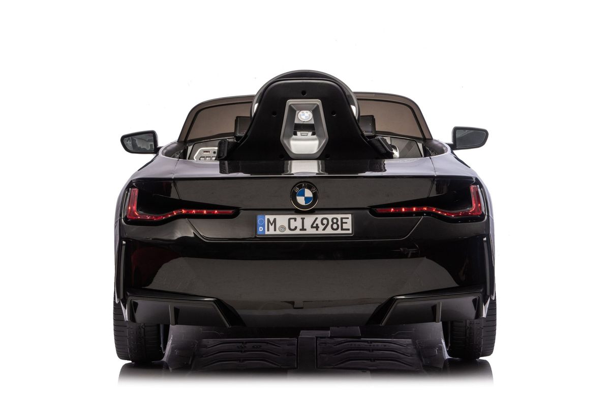 Vaikiškas elektromobilis BMW I4 HATIS, juodas Vaikiškas elektromobilis BMW I4 HATIS, juodas