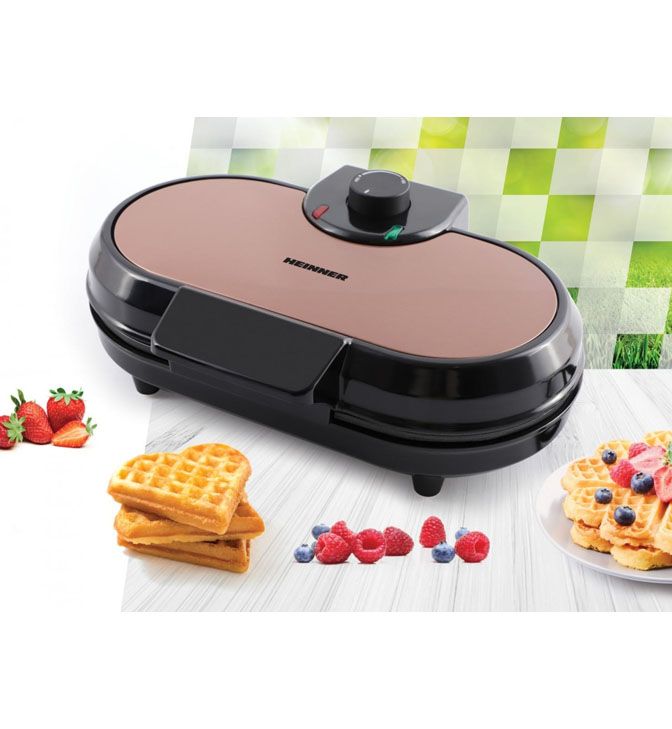 Vaflių kepimo aparatas 1000W HWF-1000CR HEINNER Vaflių kepimo aparatas 1000W HWF-1000CR HEINNER