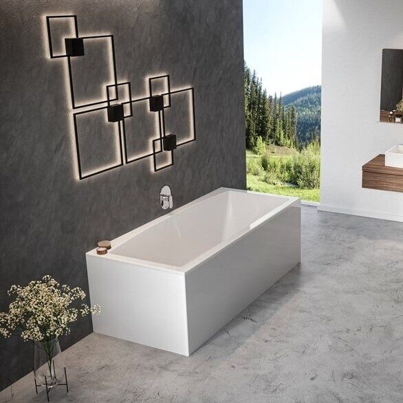 Priekinė apdailos plokštė voniai Ravak Formy 170 cm, balta, X000001695