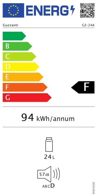 Termoelektrinis šaldytuvas Guzzanti GZ-24A Termoelektrinis šaldytuvas Guzzanti GZ-24A