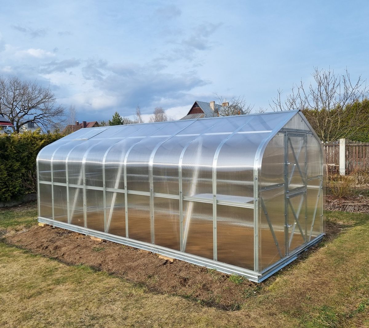 Šiltnamis Klėtis 6m. 4mm. Šiltnamis Klėtis 6m. 4mm.