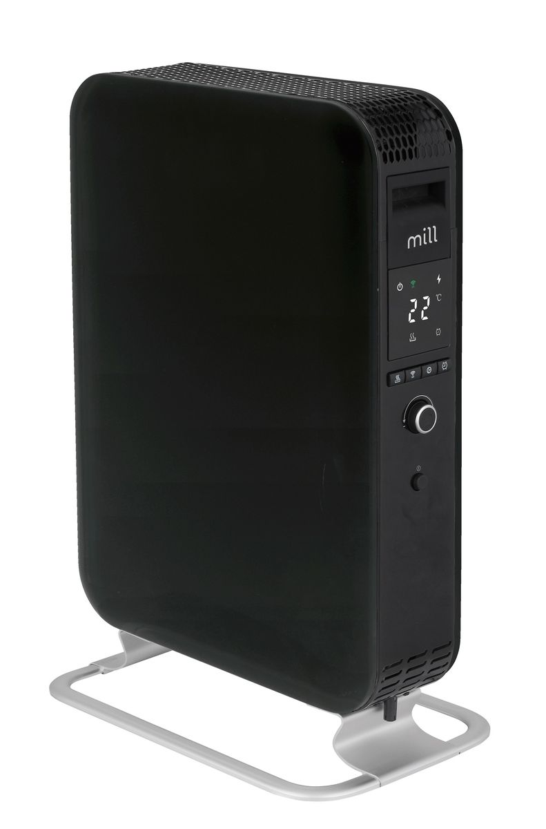 Tepalinis radiatorius Mill OIL2000WIFI3 , su WIFI, juodas, led ekranas