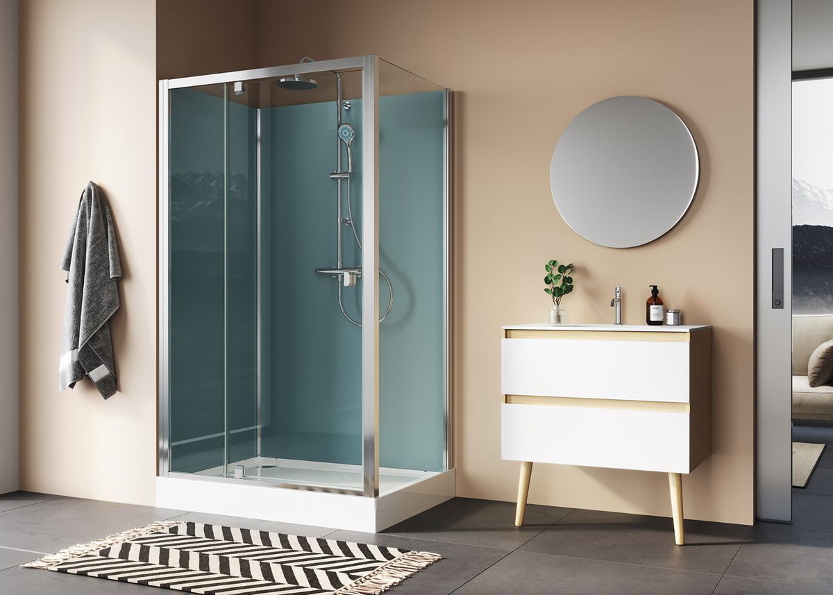 Dušo boksas RONAL MODUL 1200 su varstomom durim 800x1000 21084P3 Dušo boksas RONAL MODUL 1200 su varstomom durim 800x1000 21084P3