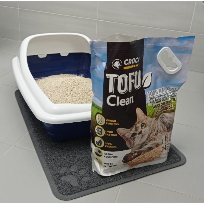 Ekologiškas kraikas katėms CROCI TOFU CLEAN 6l 2.6kg