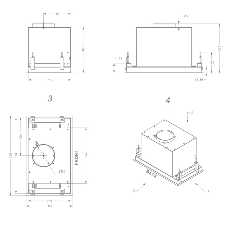 Gartraukis Novy Hood Crystal 26052