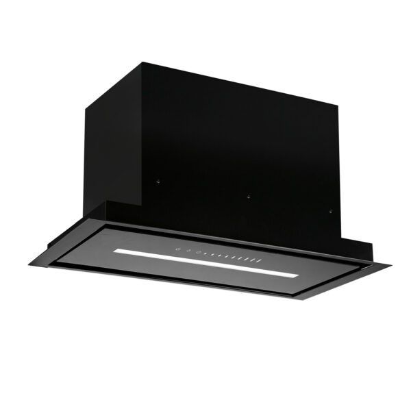 Įmontuojamas 60 cm pločio gartraukis Schlosser HL 60 TC BLAS / GLASS, juodas