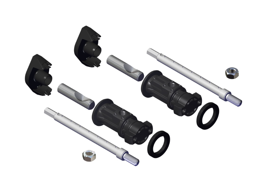 Pakabinamų Laufen unitazų ir bidė tvirtinimo komplektas, EasyFit 2.0, 205 mm Pakabinamų Laufen unitazų ir bidė tvirtinimo komplektas, EasyFit 2.0, 205 mm