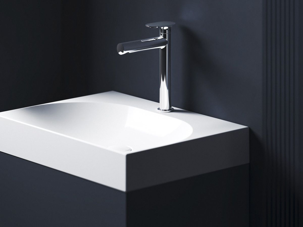 Praustuvo maišytuvas 255 mm be dugno vožtuvo, Ravak SG 014.00CR, chromas, X070524