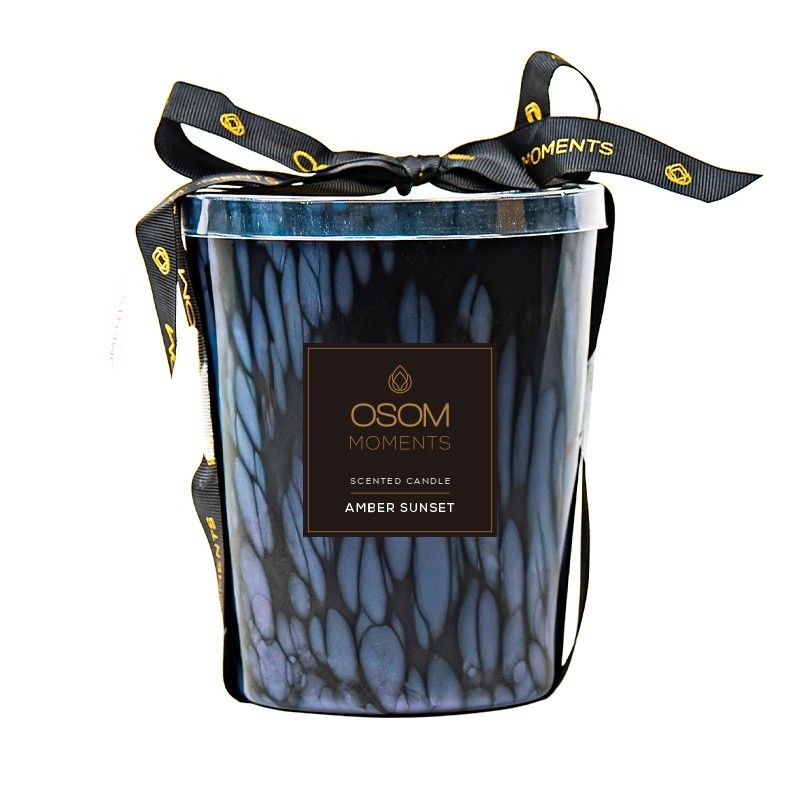 Aromatinė žvakė OSOM Moments Amber Sunset 900 g, OSOM2404A