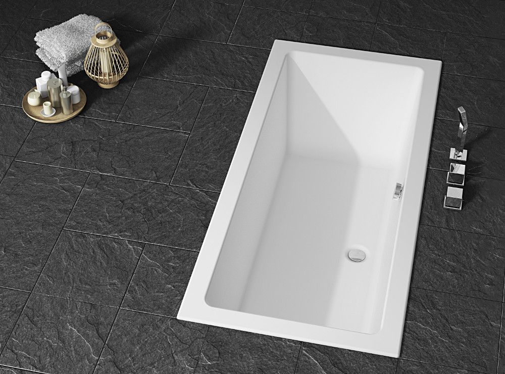 Akrilinė vonia Riho Lugo 170x75 cm, balta matinė, B132001105