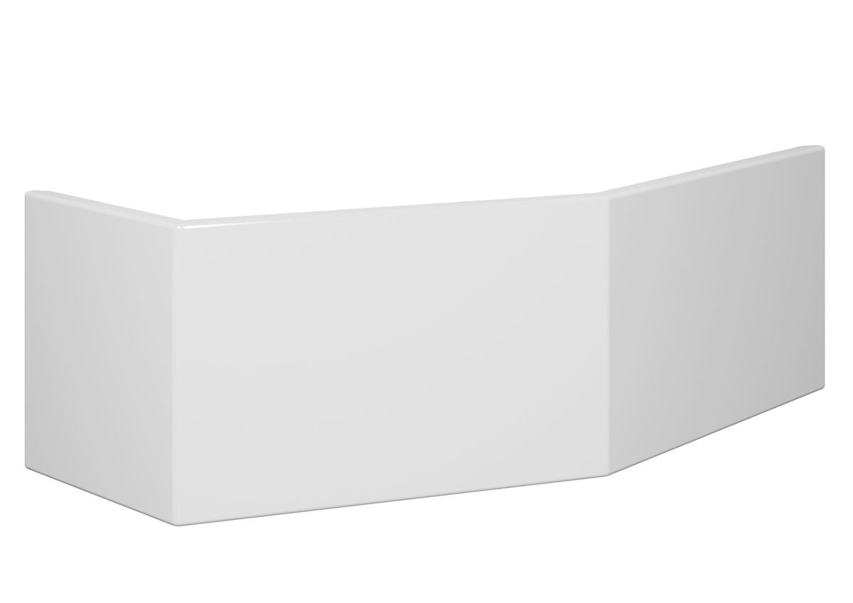 Priekinė apdailos plokštė voniai Riho Yukon, 160 cm, balta, 209283