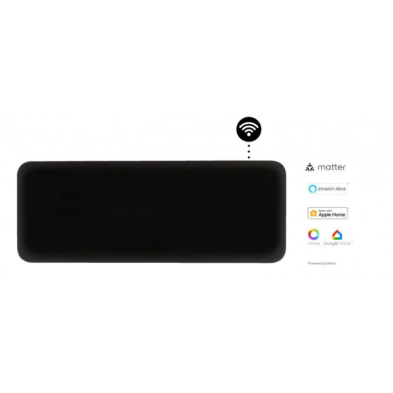 Panelinis šildytuvas MILL Invisible Smart WiFi Heater PA1300WIFI4B 1300W, 465387, 7090019825506 Panelinis šildytuvas MILL Invisible Smart WiFi Heater PA1300WIFI4B 1300W, 465387, 7090019825506