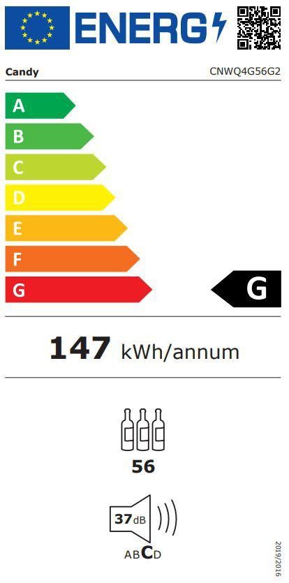 Vyno šaldytuvas Candy CNWQ4G56G2