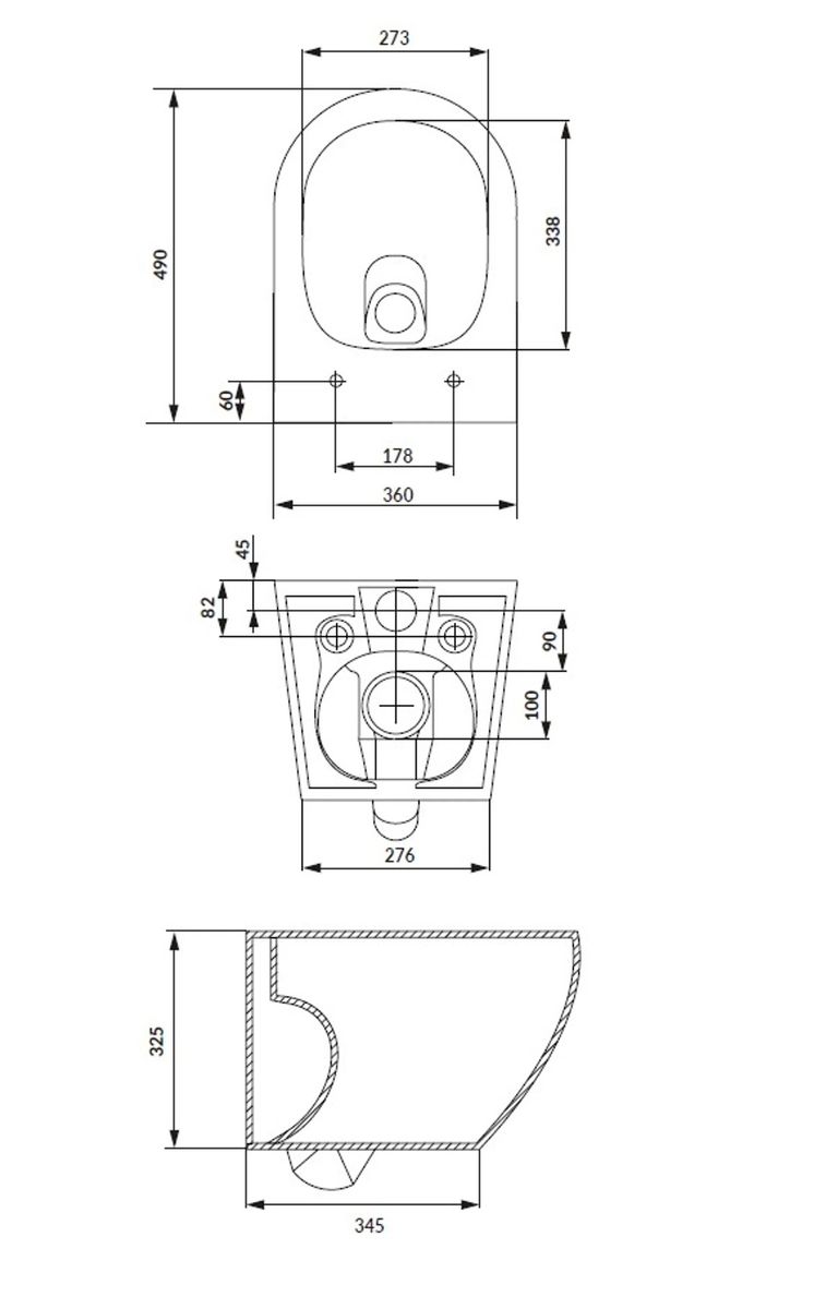 Komplektas: rėmas Laufen INEOLINK su chromine plokštele ir unitazas CERSANIT DESSE Vortex
