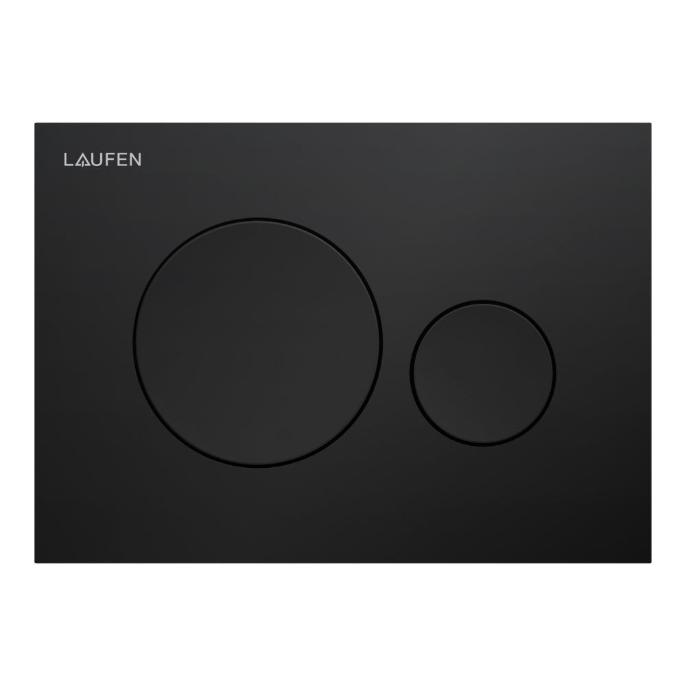 Vandens nuleidimo mygtukas Laufen Ineo Moon H9001147160001, juodas matinis