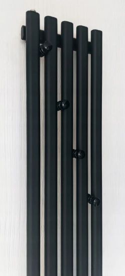 Rankšluosčių džiovintuvas Regnis Lazur 54x100 cm, matinė juoda (struktūrinė)