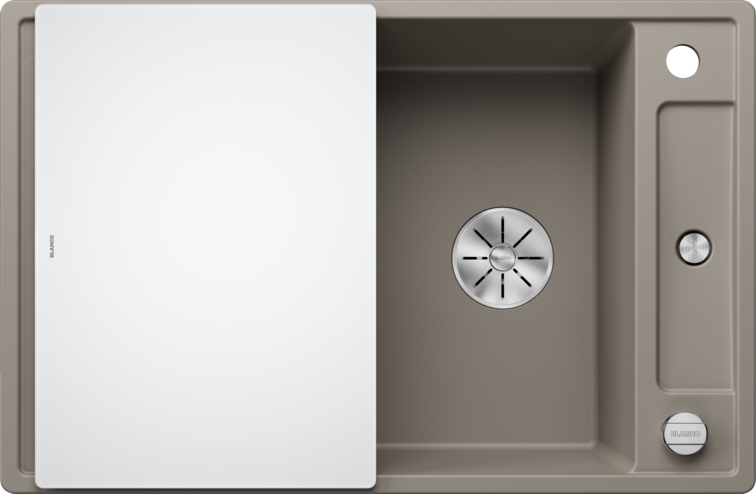 Silgranitinė plautuvė BLANCO AXIA III 45 S SILG PDUR Tartufo Z.GL InFino M.AF