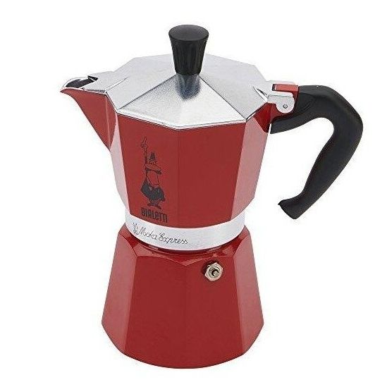 Kavinukas Bialetti Moka Express Red 6 puodelių