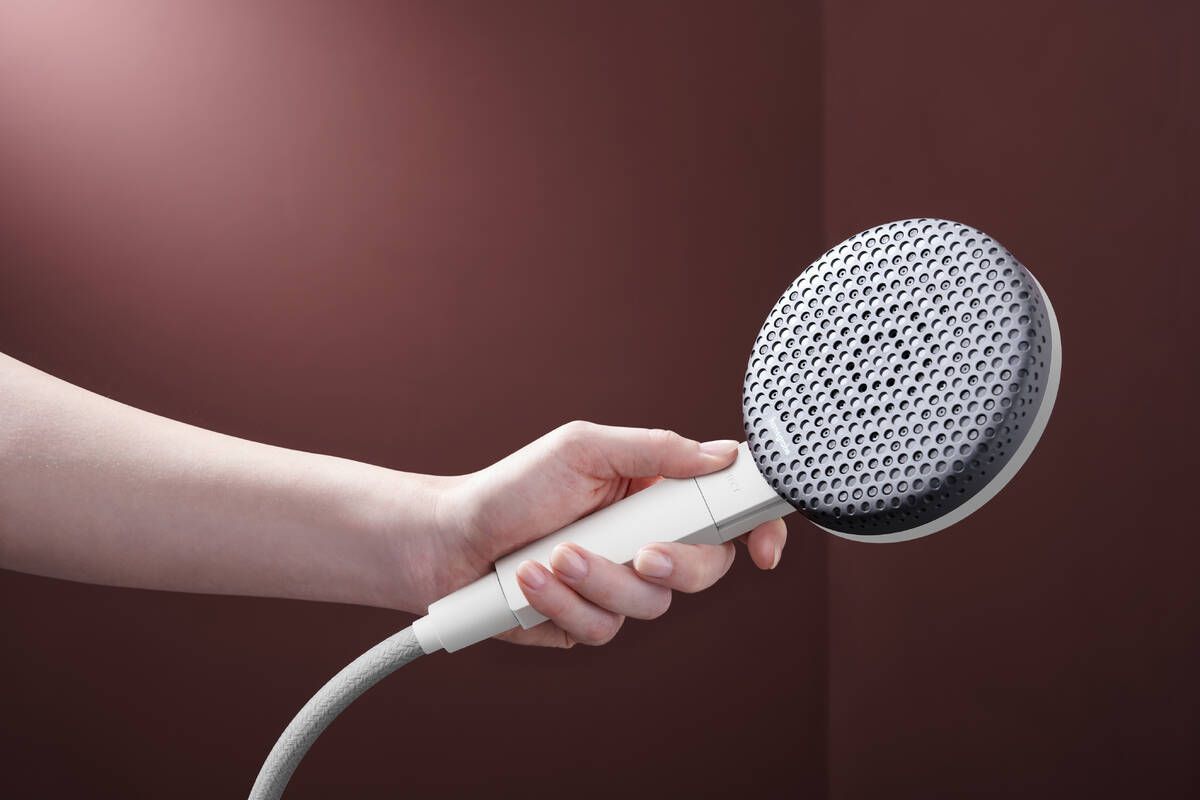 Dušo komplektas hansgrohe Raindance Alive Select S, balta matinė 24602700