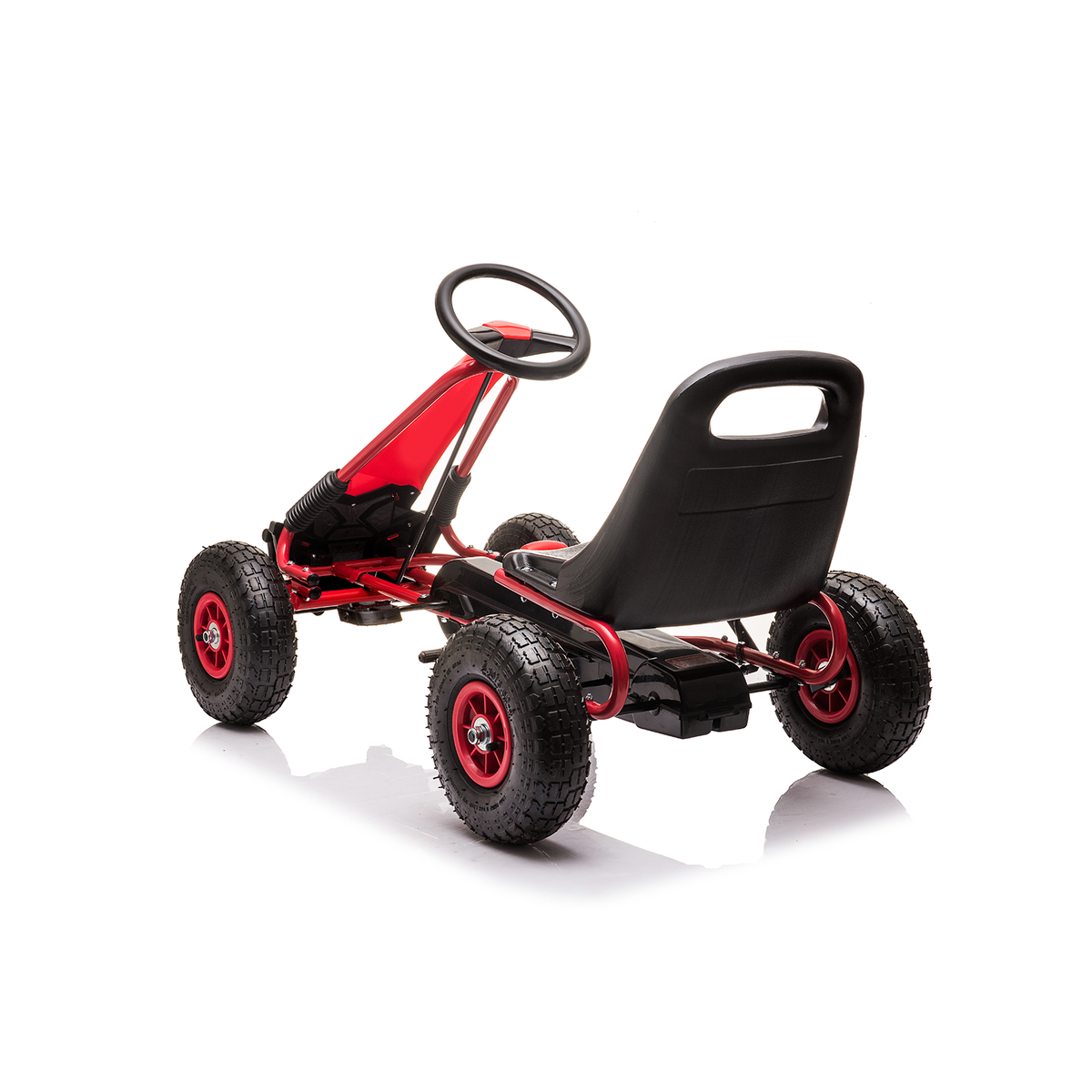 Minamas vaikiškas kartingas HATIS, raudonas Minamas vaikiškas kartingas HATIS, raudonas