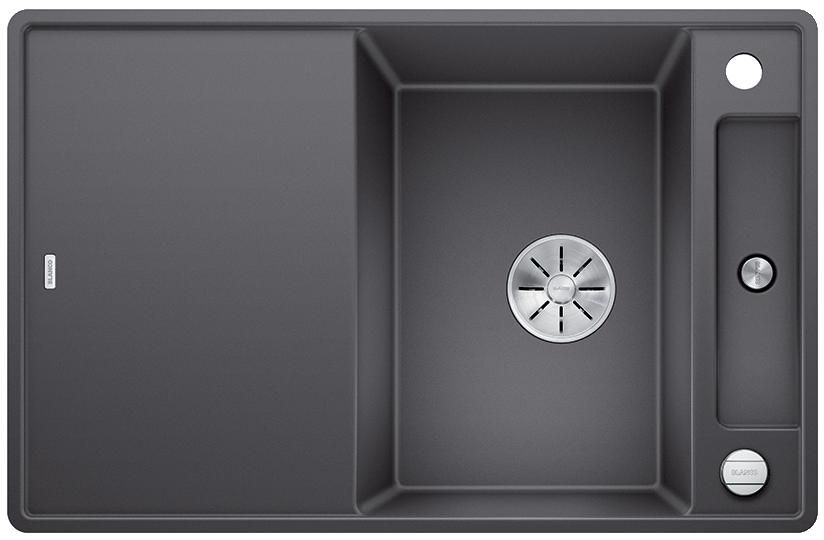 Silgranitinė plautuvė BLANCO AXIA III 45 S-F SILG PDUR Pilka Z.GL InFino M.AF